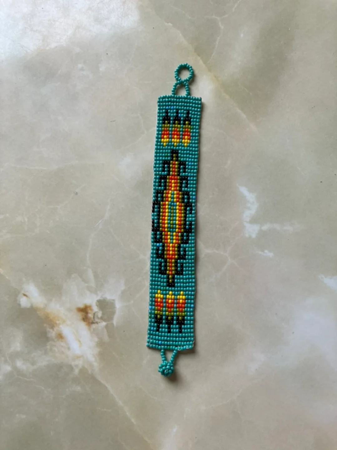 Handcrafted First Nations Beaded Bracelet thumbnail