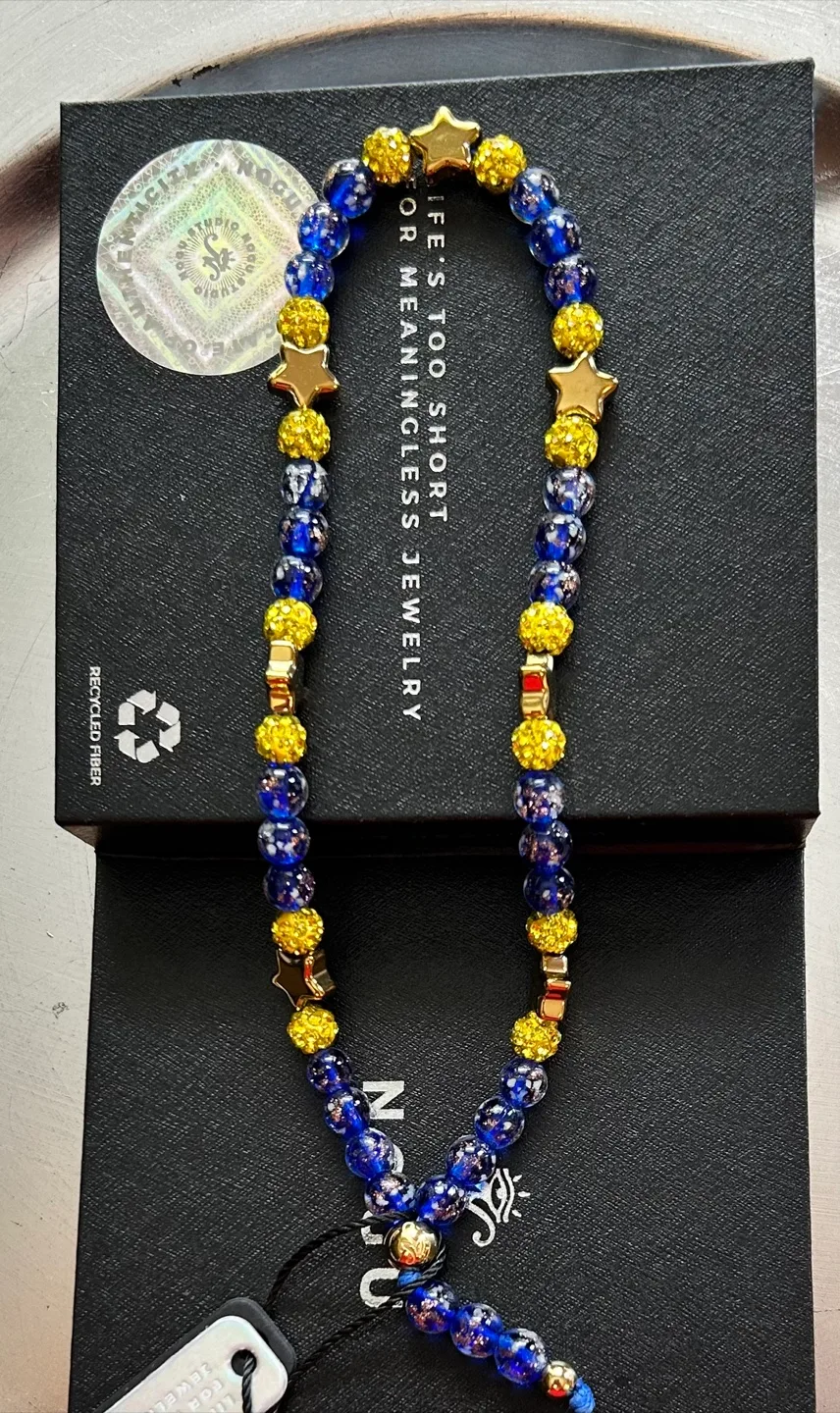 ✨✨NOGU Starry Night Beaded Phone Strap image indicator(2)