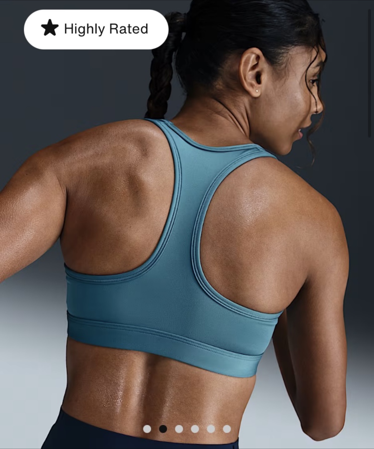 BNWT Nike Swoosh sports bra size 1X - photo 3