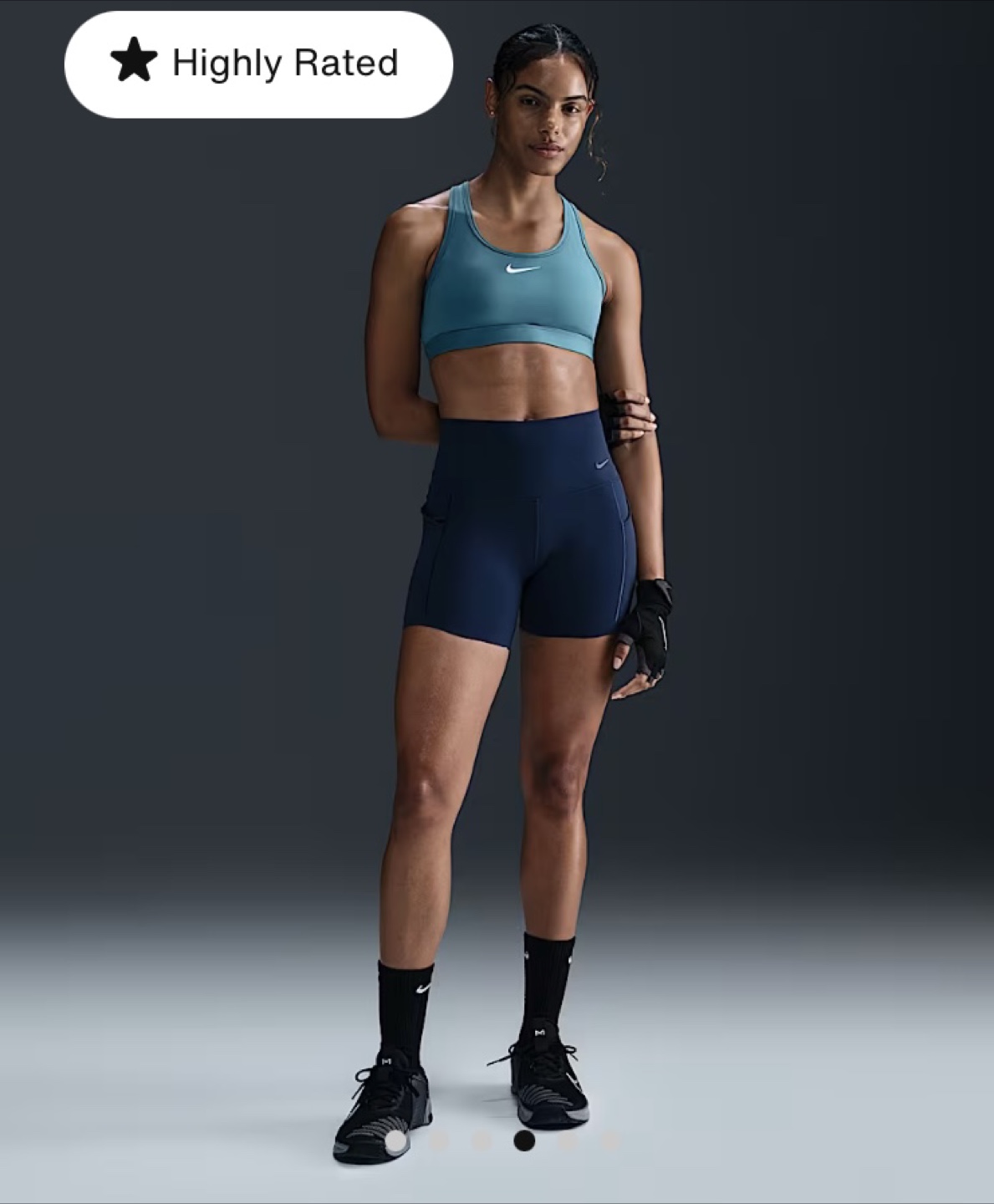 BNWT Nike Swoosh sports bra size 1X - photo 2
