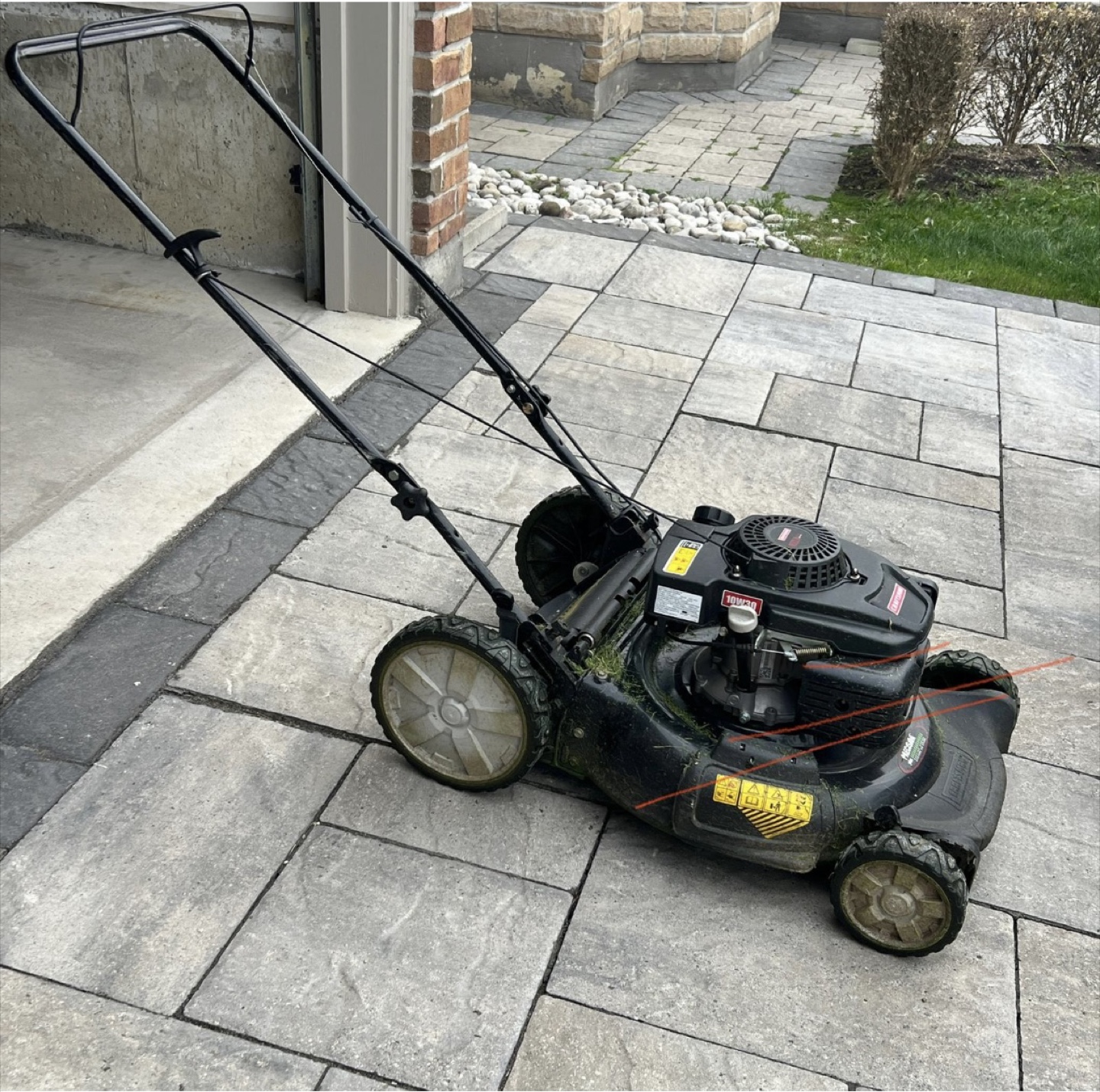 Craftsman Lawn Mower with Dust Blocker
