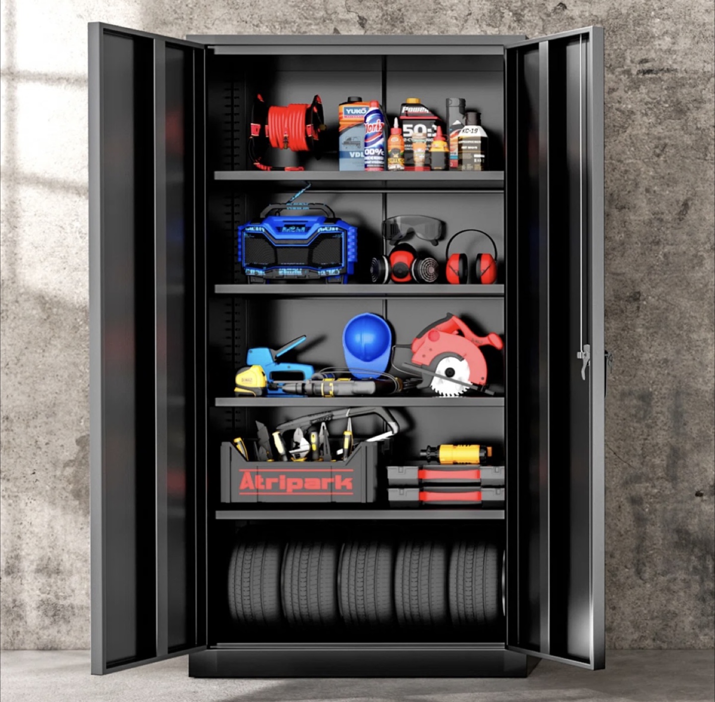 [Brand New]- Unopened & Sealed- Metal Storage Cabinet - photo 3