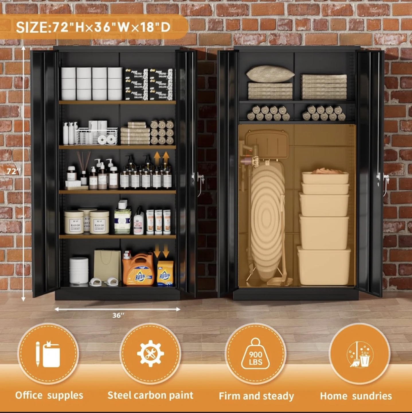 [Brand New]- Unopened & Sealed- Metal Storage Cabinet - photo 4