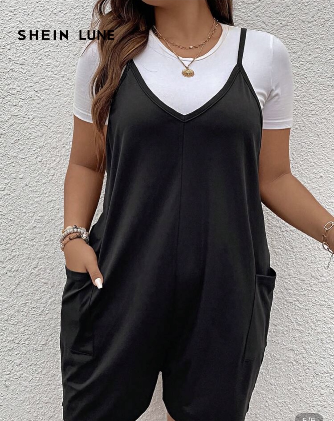 Black 1-piece Shein Jumper size 3XL (18) - photo 2