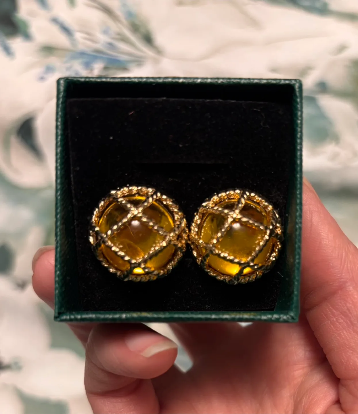 Vintage Gold-Toned Earrings