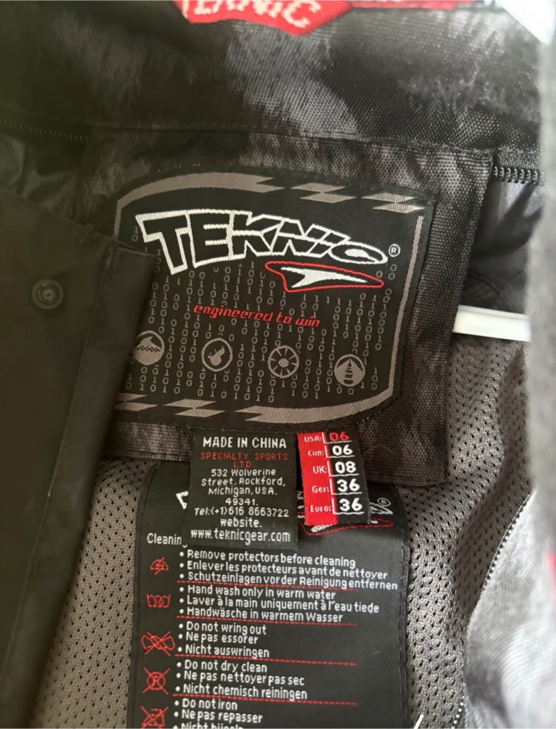 Teknic Motorcycle Jacket - photo 3
