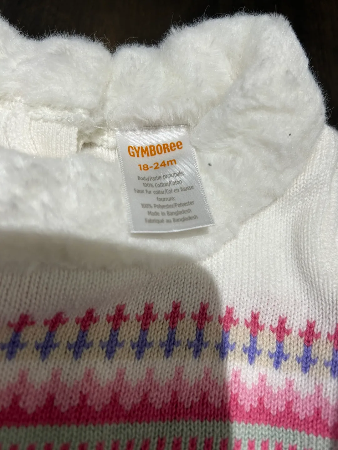 Gymboree Sweater Dress, Tights Set & Hair Clips image indicator(2)