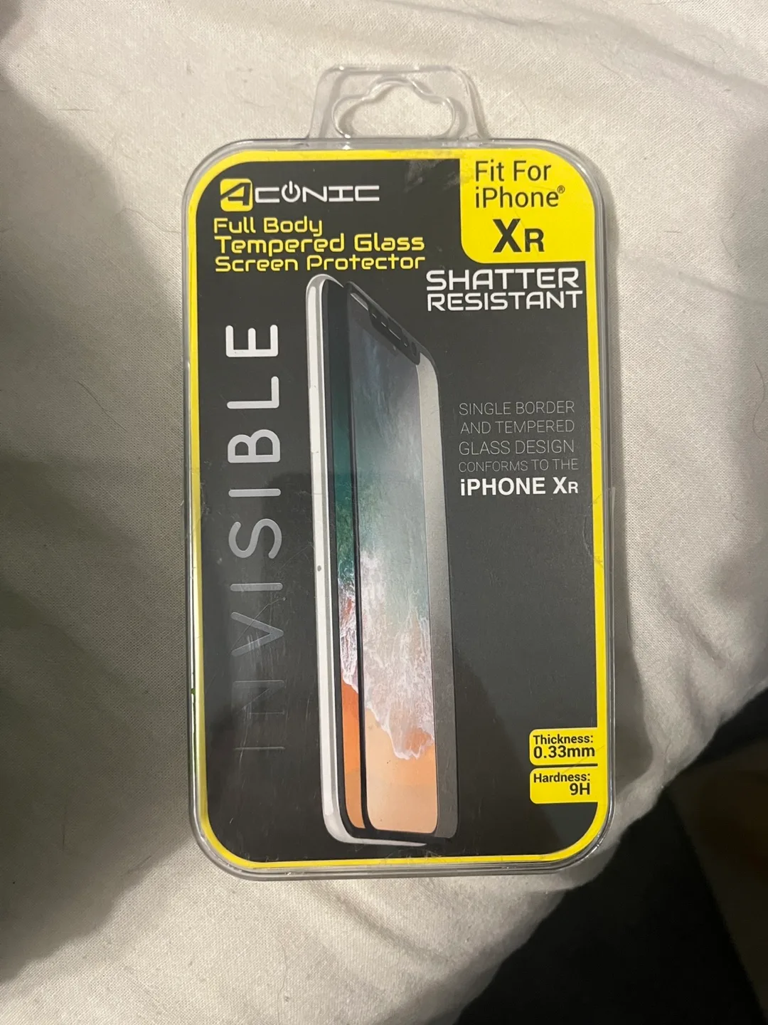 ACONIC iPhone XR Tempered Glass Screen Protector thumbnail