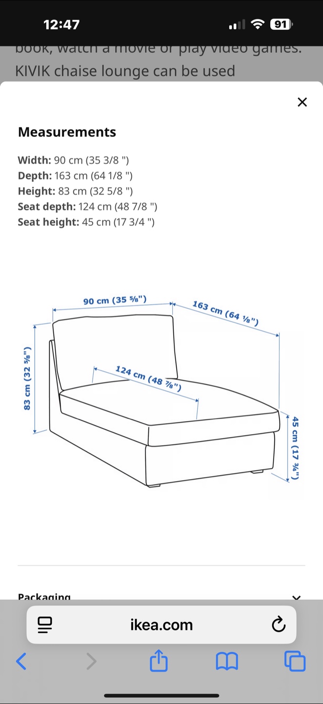 IKEA Kivik Chaise Lounges - photo 3