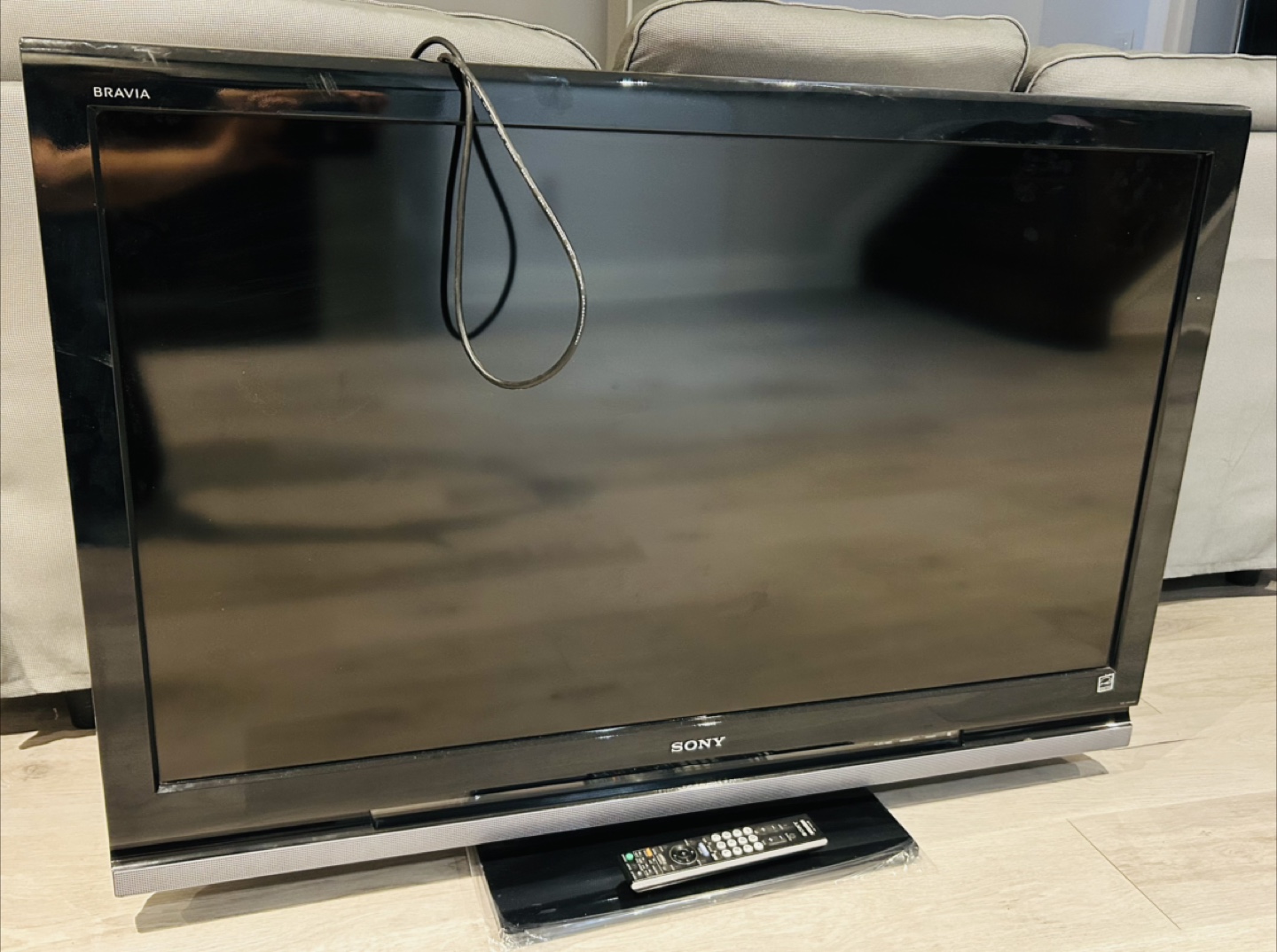 46” Sony BRAVIA TV with Remote
