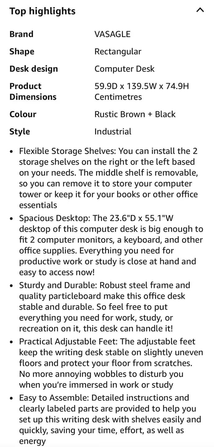 Computer Desk ‼️ send your offer ‼️ image indicator(10)