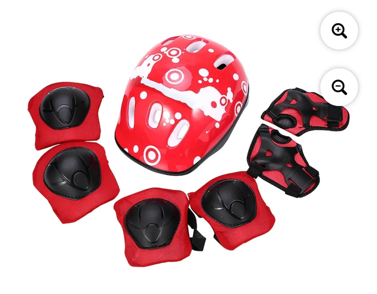7Pcs/Set Children Kids Helmet Knee Elbow Pad Cycling image indicator(5)