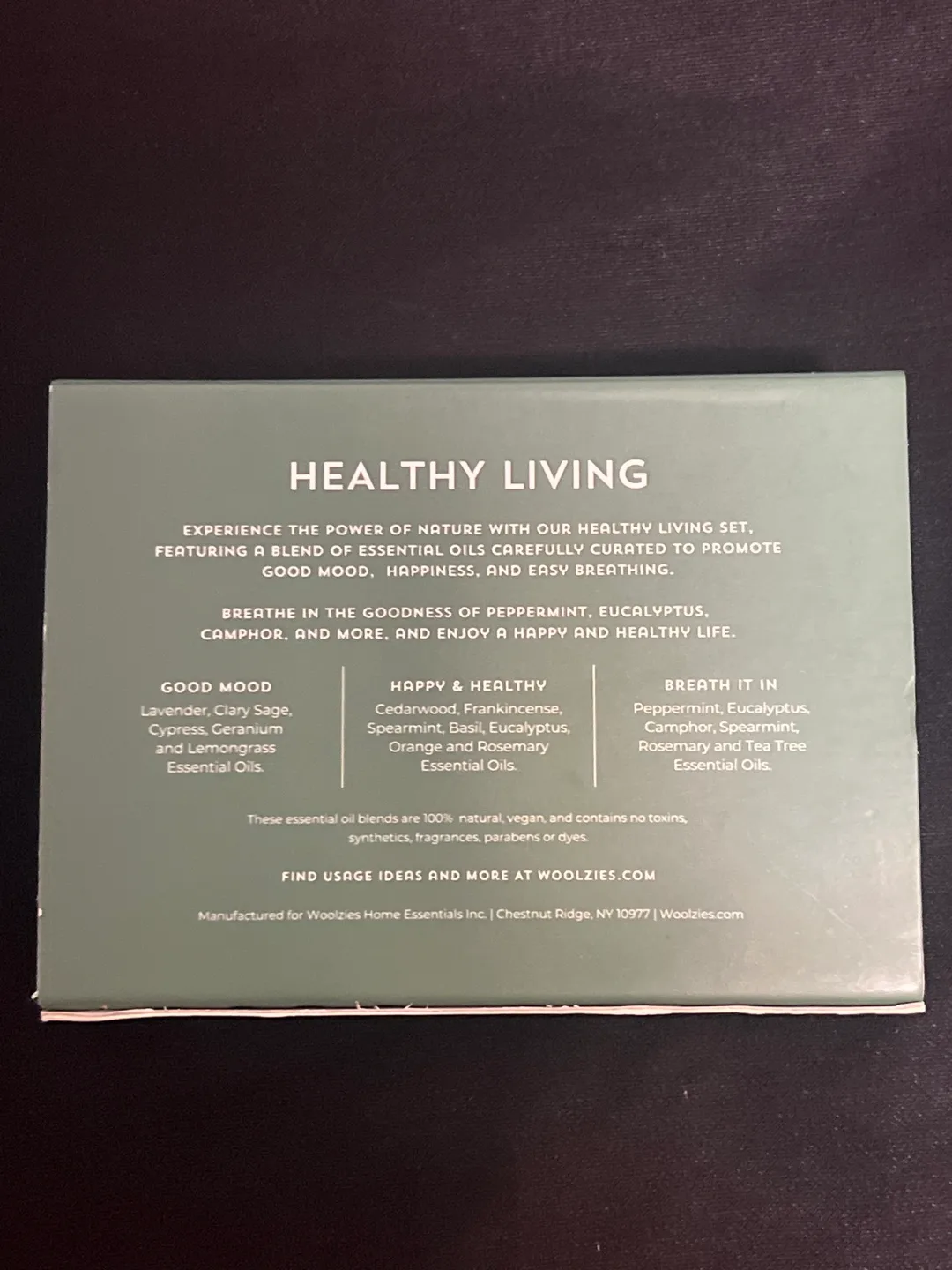 Woolzies Healthy Living Essential Oil Set image indicator(2)