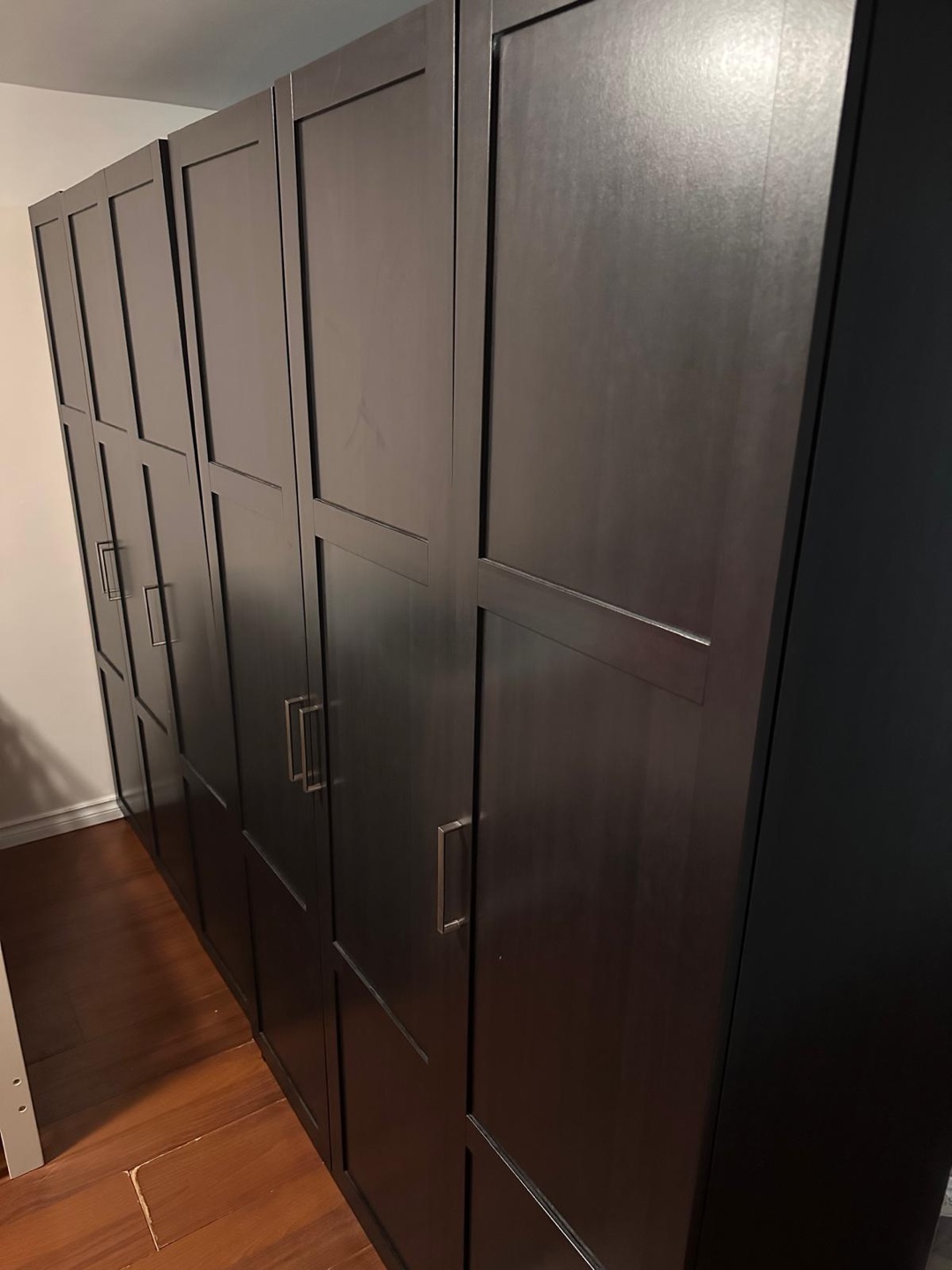 Dark Brown Wardrobe both of them are 350