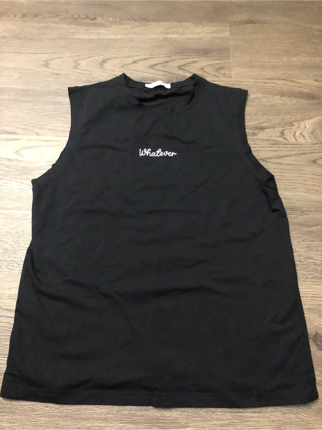 Black 'Whatever' Tee Shirt image indicator(2)