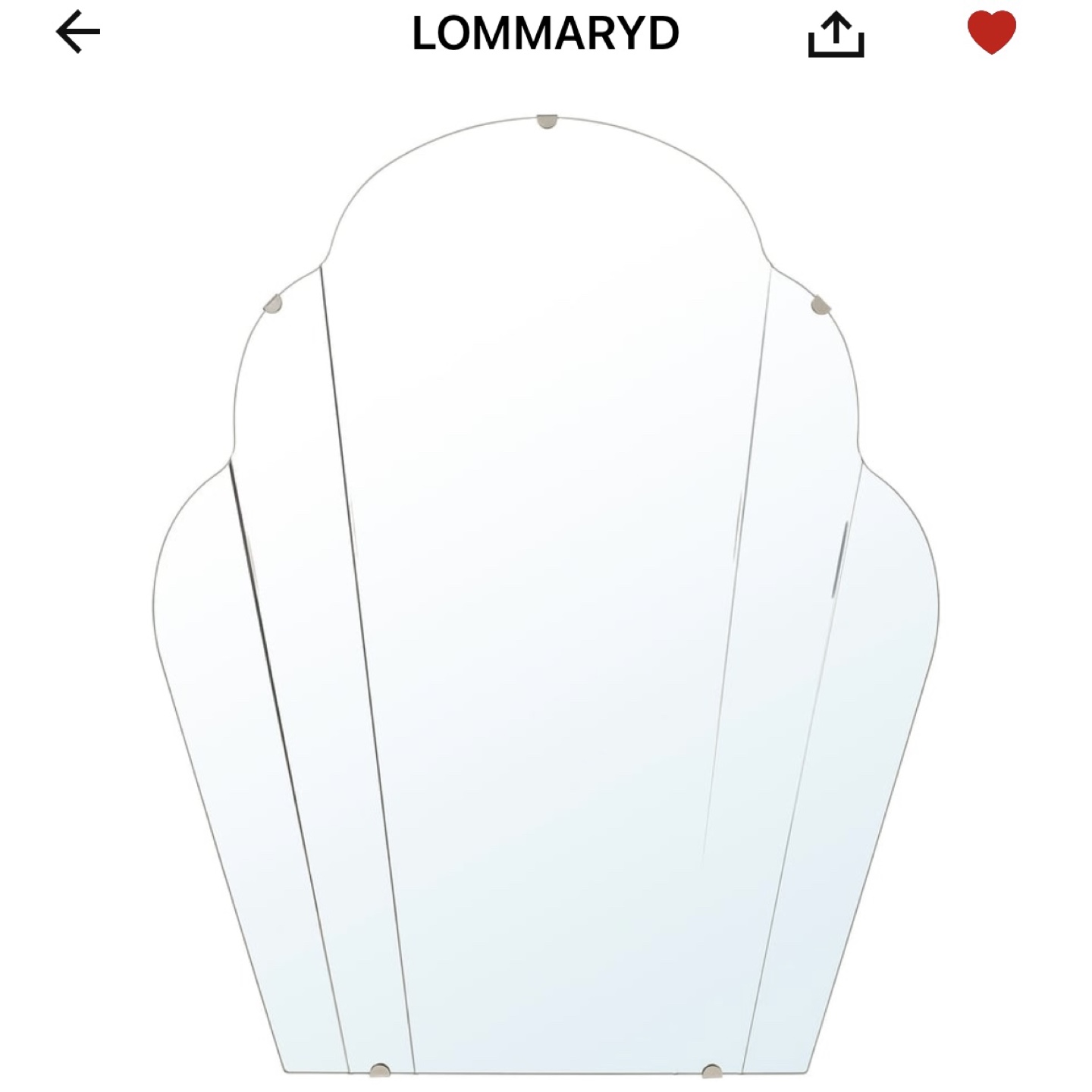 Ikea LOMMARYD Mirror - photo 4
