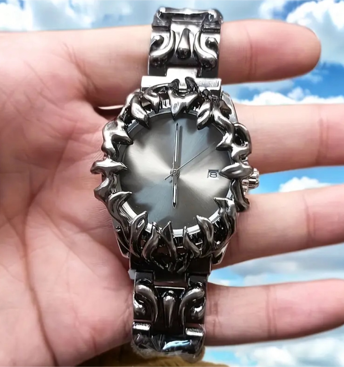 Unique Designer Watch with Colored Dial - photo 2