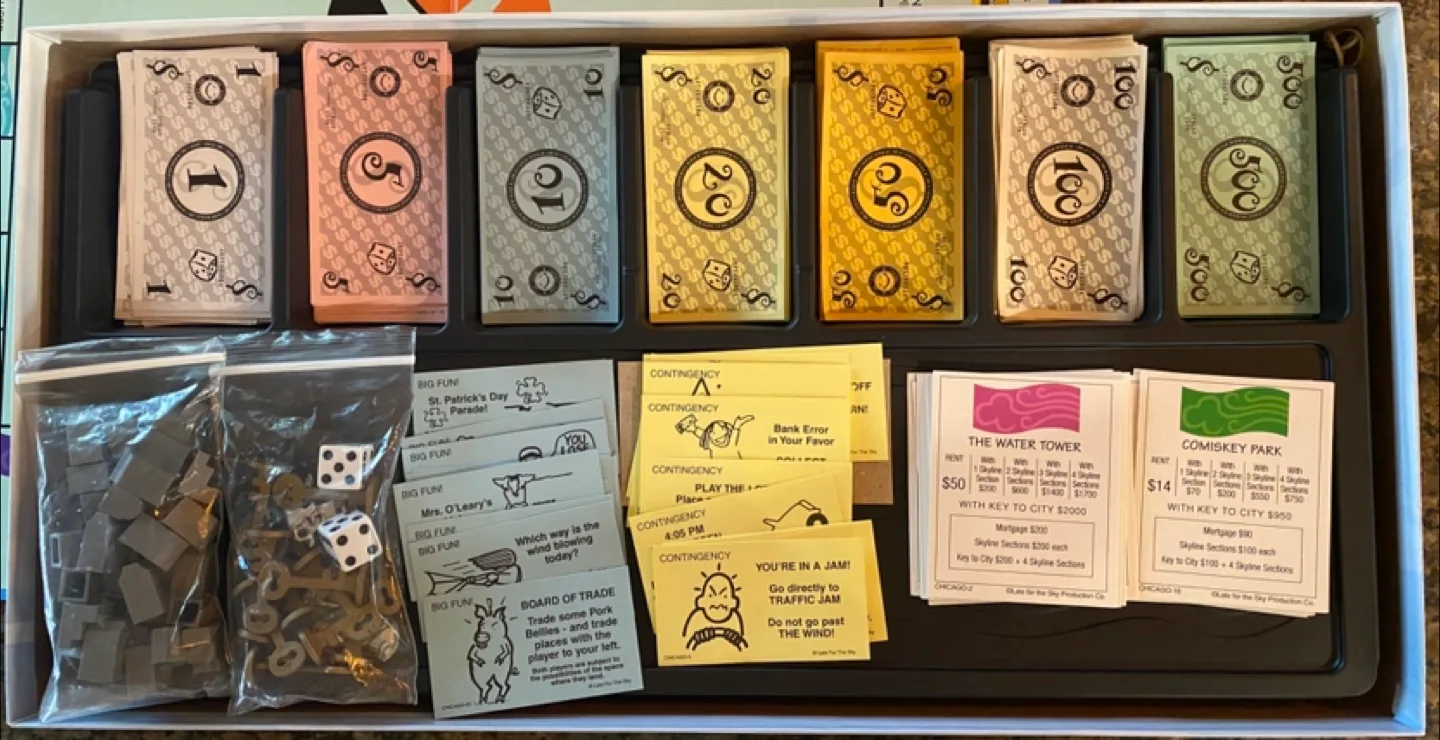 Chicago Monopoly game - like new image indicator(3)