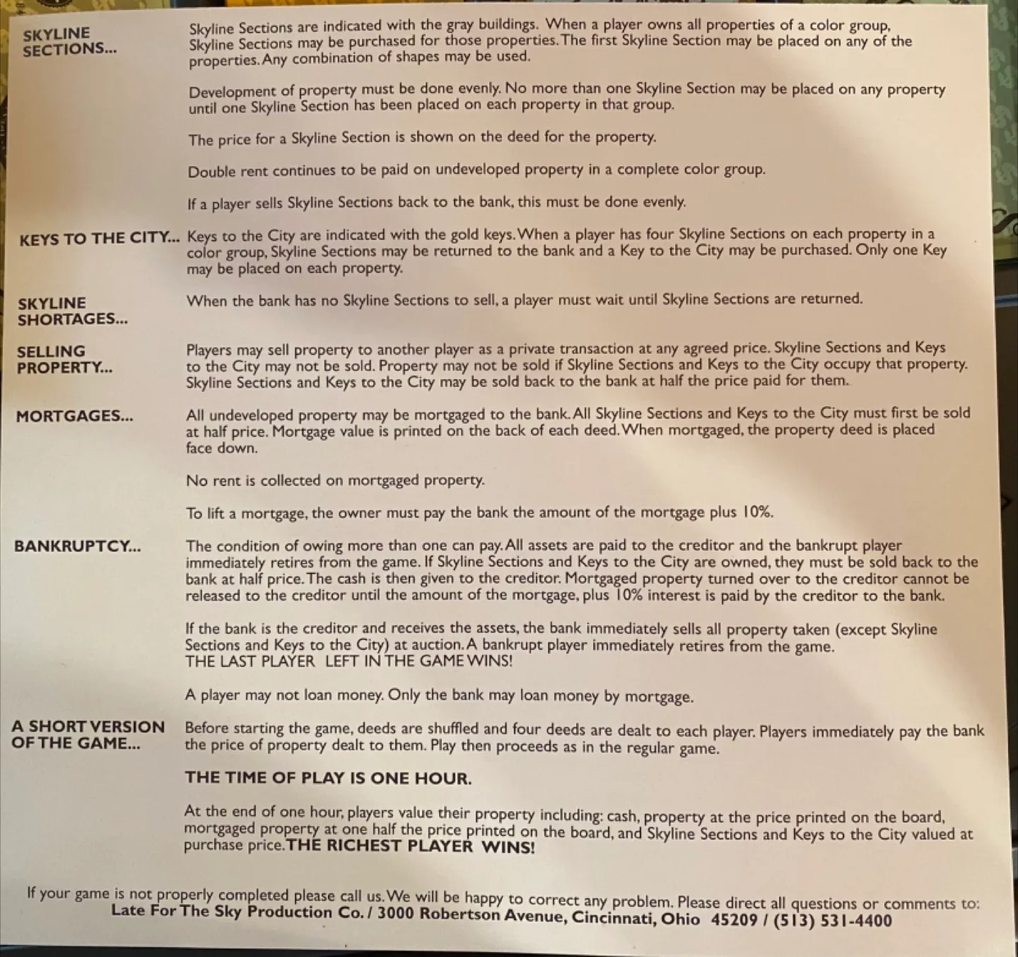 Chicago Monopoly game - like new image indicator(4)