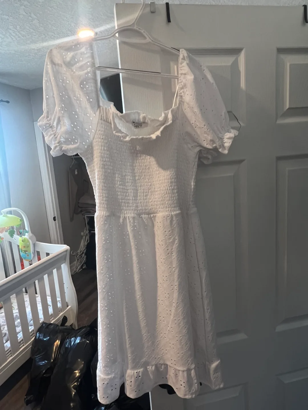 SUZY Shier White Dress image indicator(3)