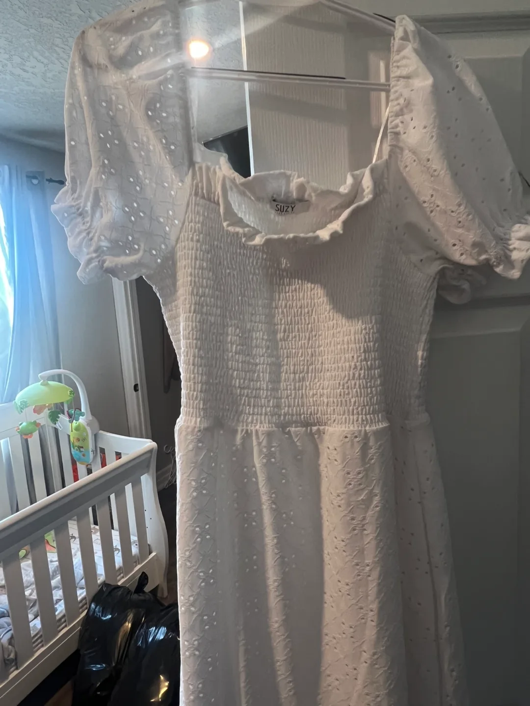 SUZY Shier White Dress image indicator(2)