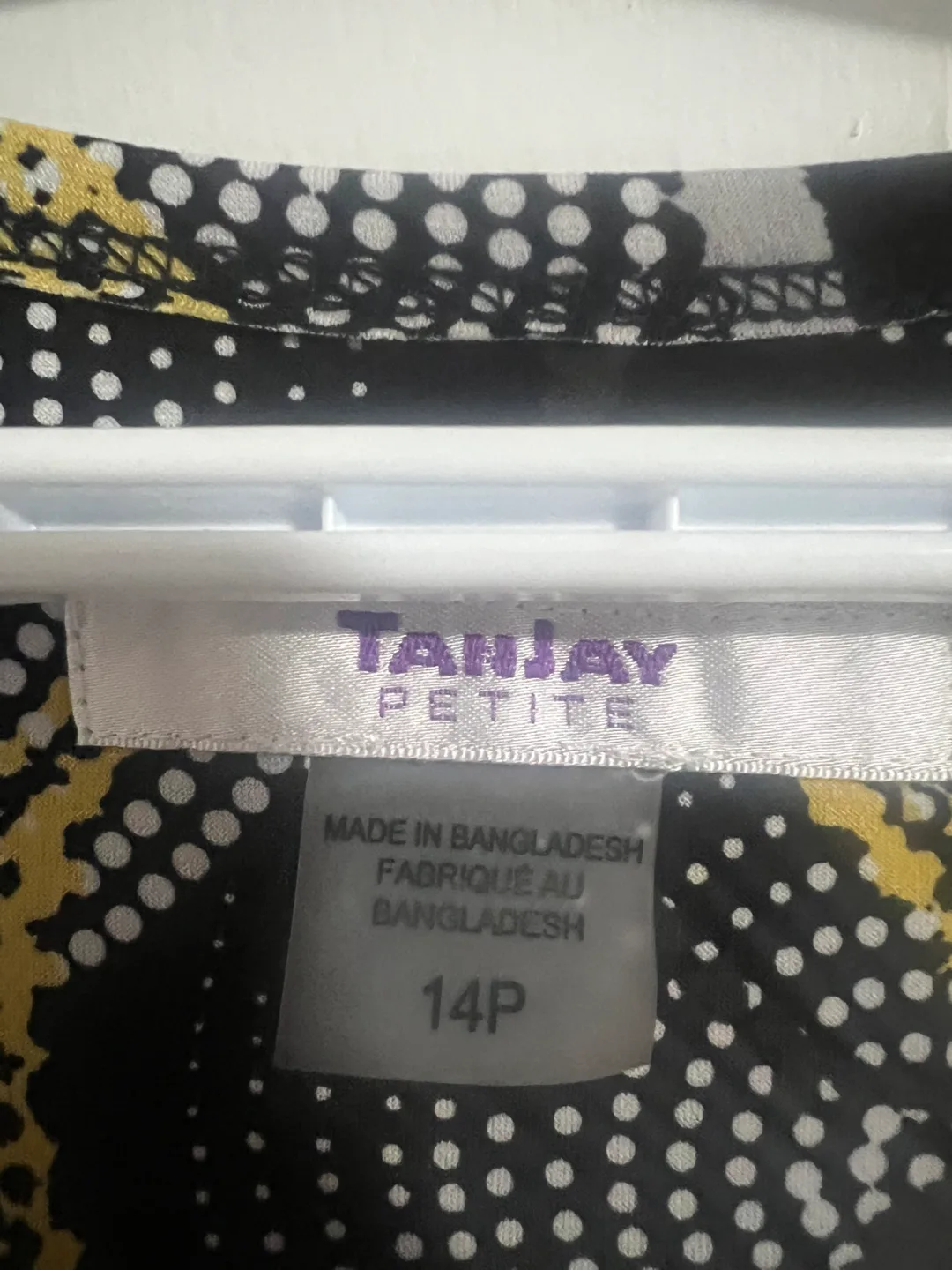 TanJay Black and Gold Patterned Dress image indicator(3)