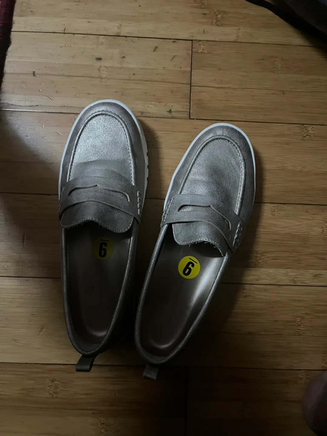 Silver Loafers - Size 9 thumbnail