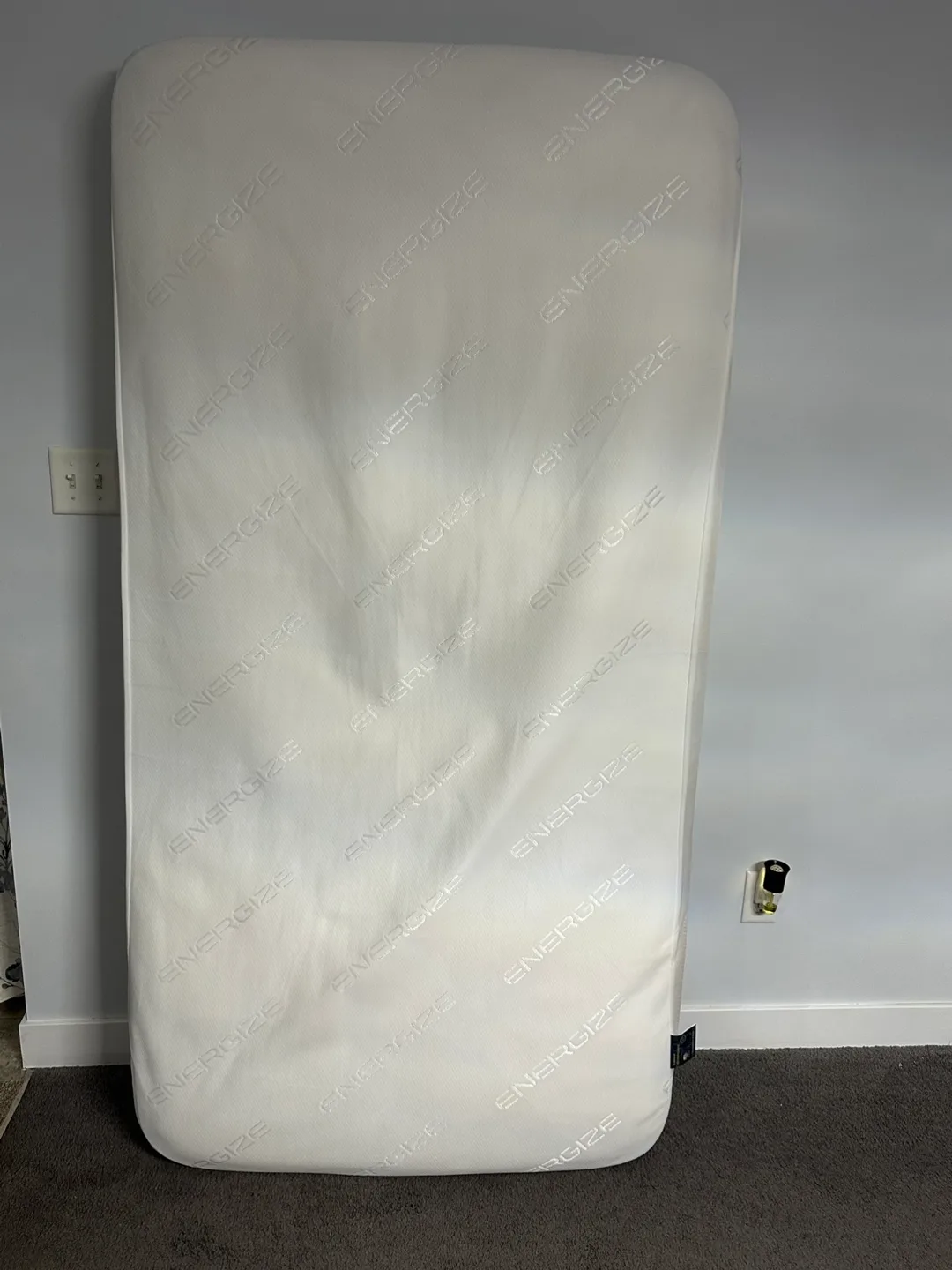 Free Twin Mattress along with mattress cover thumbnail