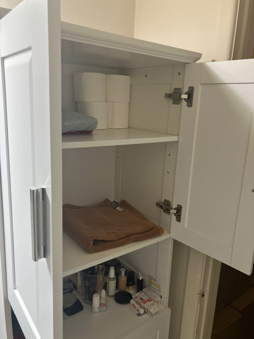 White Bathroom Vanity Cabinet - photo 3