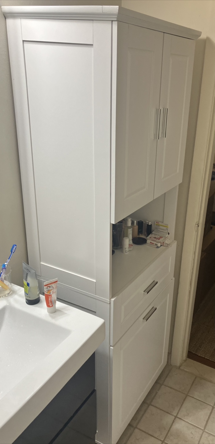 White Bathroom Vanity Cabinet