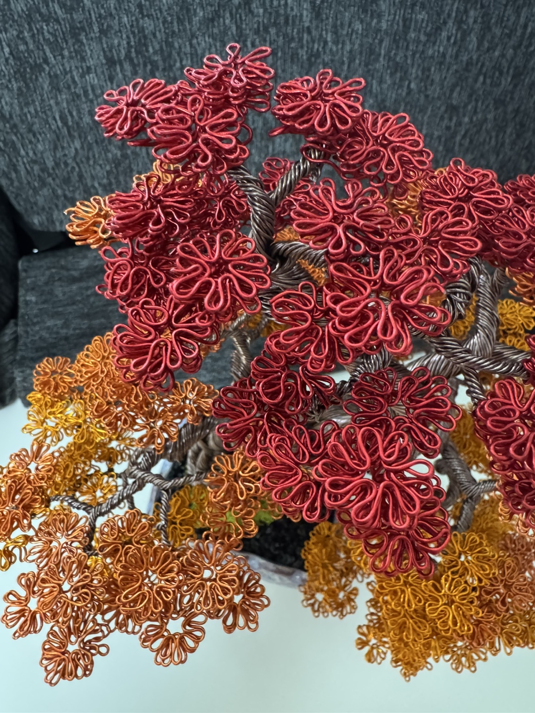 Unique Wire Bonsai Tree - photo 3