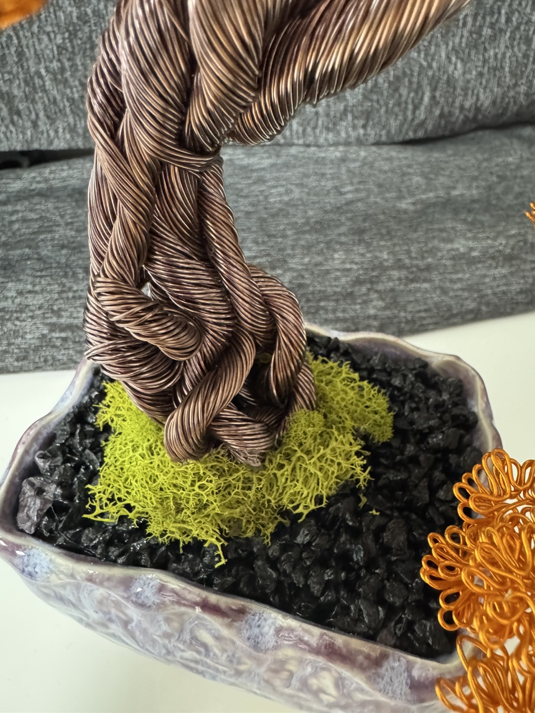 Unique Wire Bonsai Tree - photo 4
