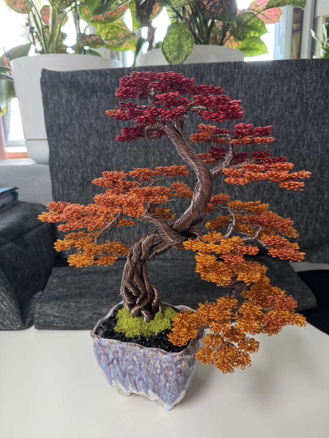 Unique Wire Bonsai Tree - photo 2