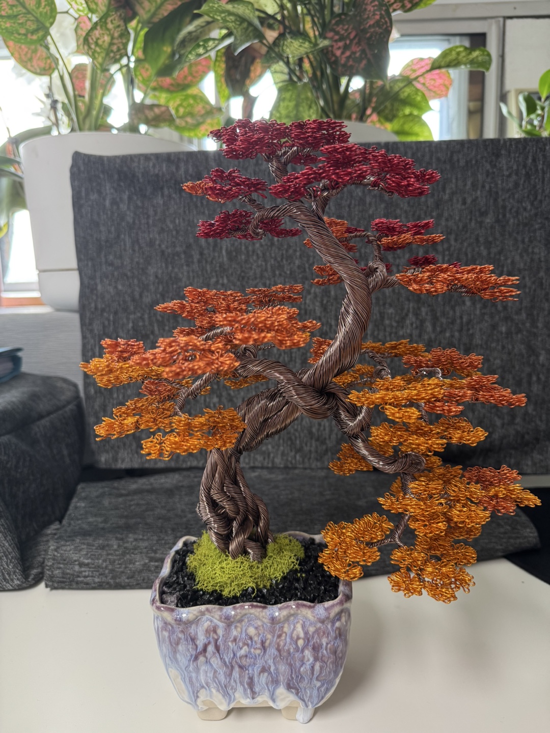 Unique Wire Bonsai Tree