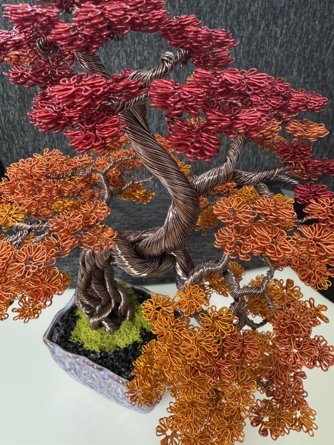 Unique Wire Bonsai Tree - photo 5