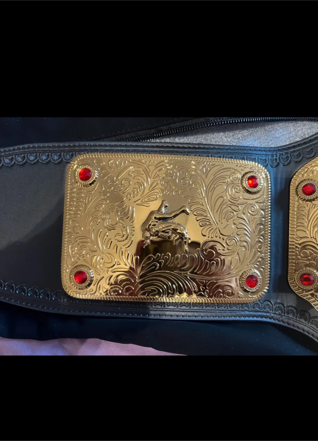 Original replica WWE world big gold Championship Belt image indicator(4)