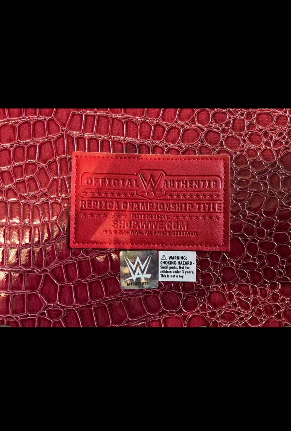 Original replica WWE world big gold Championship Belt image indicator(2)