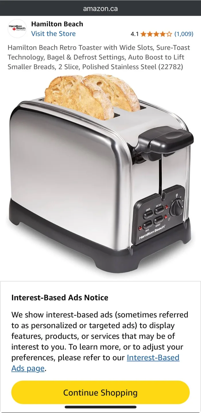 Hamilton Beach Retro Toaster thumbnail