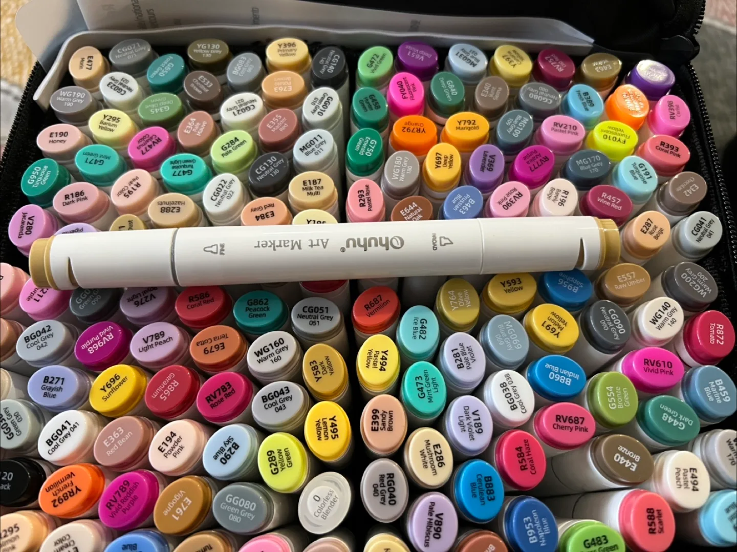 Ohuhu 160-Color Art Marker Set image indicator(3)