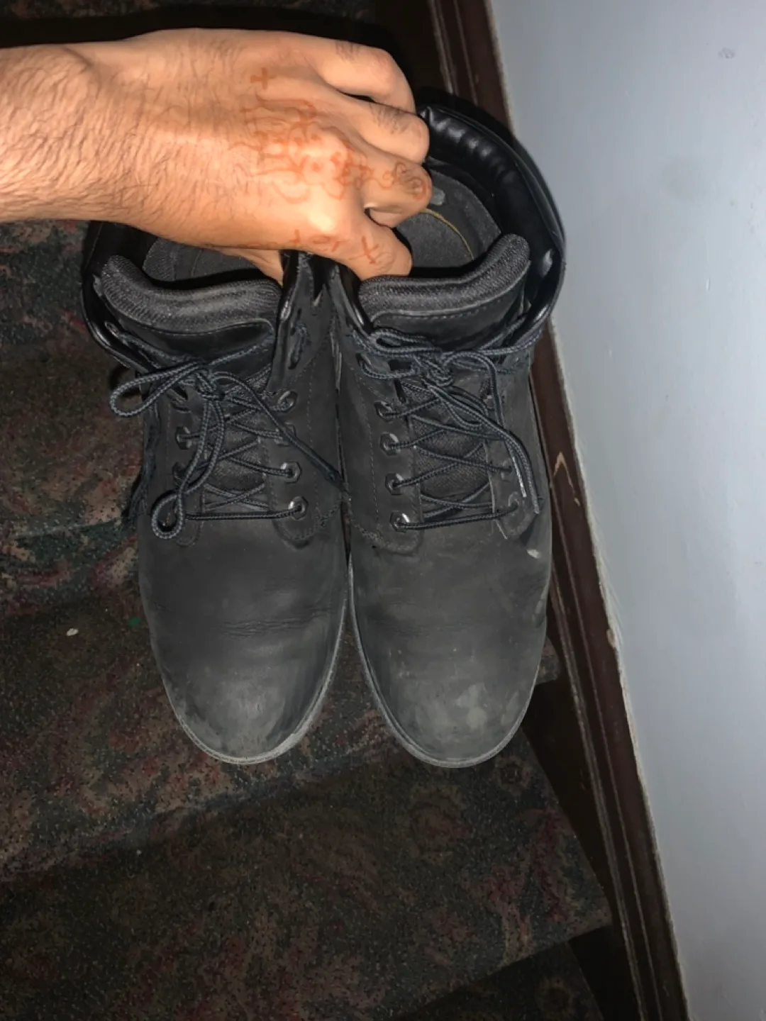 Black Timberland Boots image indicator(3)