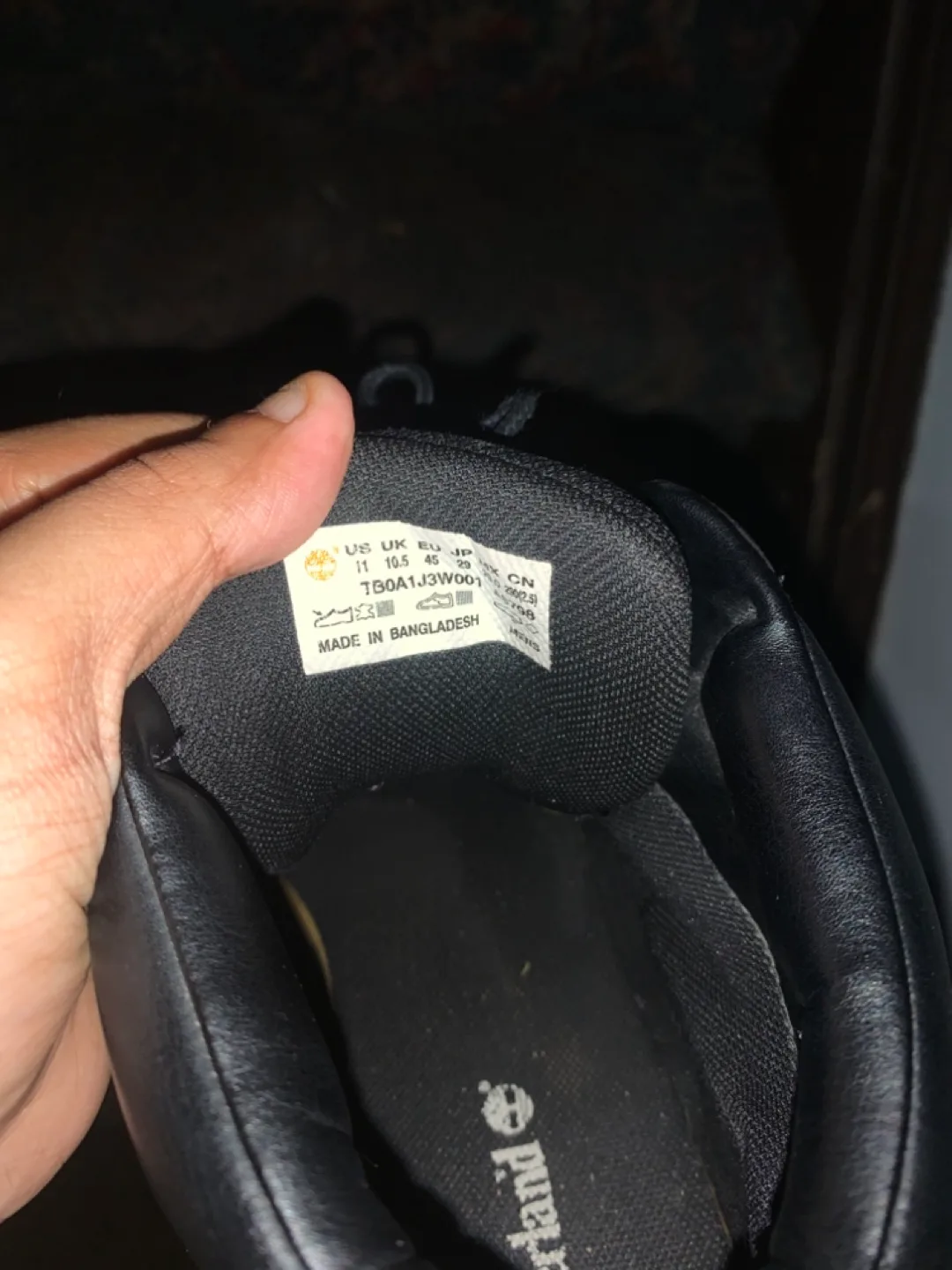 Black Timberland Boots image indicator(5)