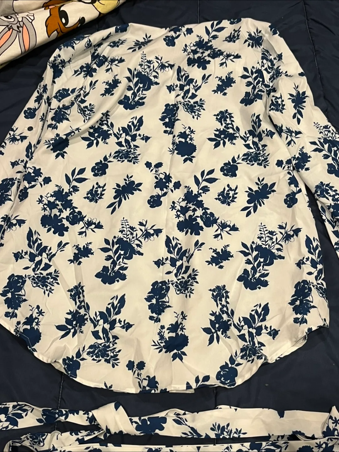 Floral Button-Up Shirt, SHEIN, $15, XL image indicator(5)