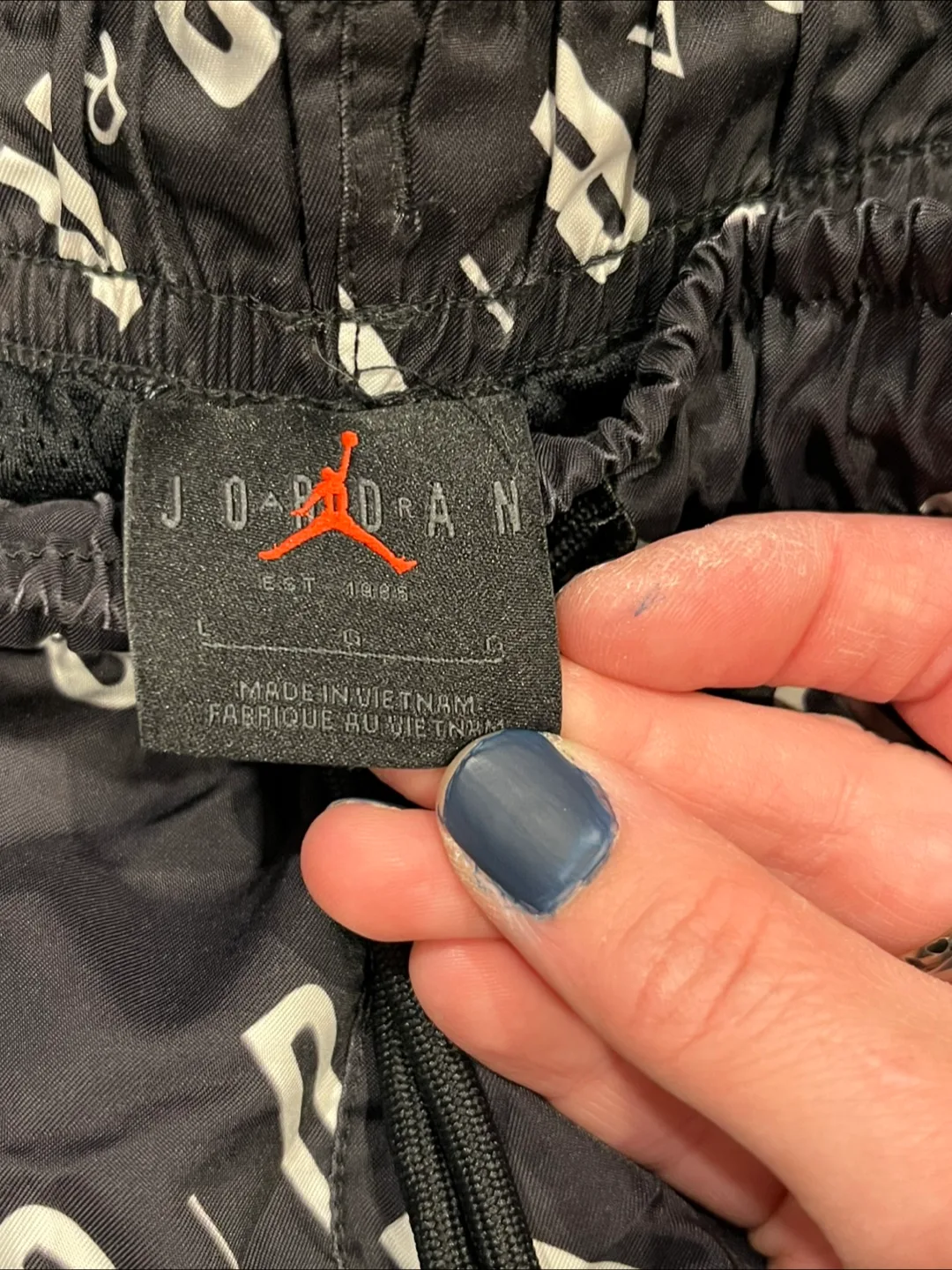 Jordan Black Printed Shorts image indicator(3)