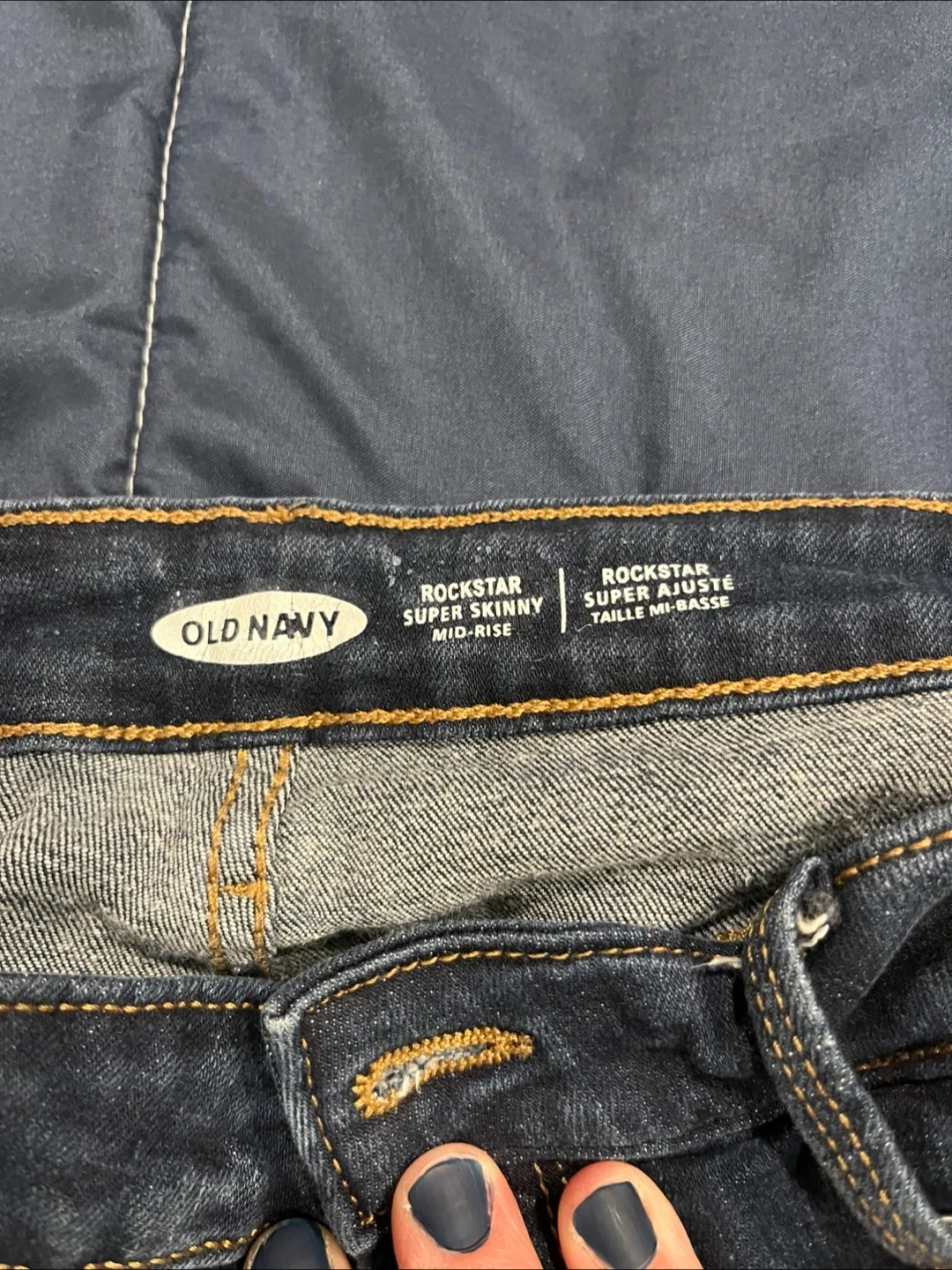 12 tall Old Navy Rockstar Super Skinny Jeans image indicator(4)