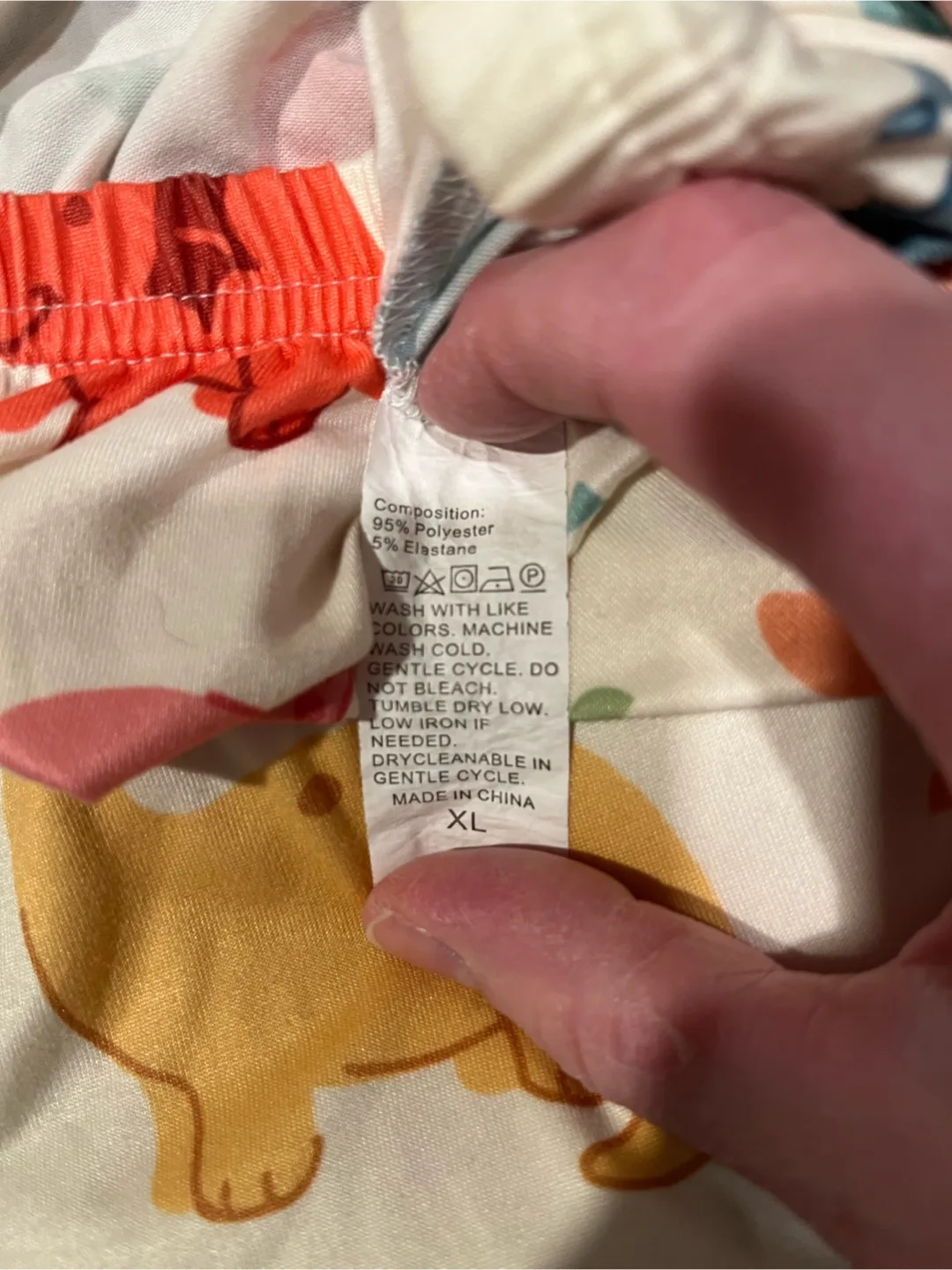 Dinosaur Print Pajama Set, XL image indicator(3)