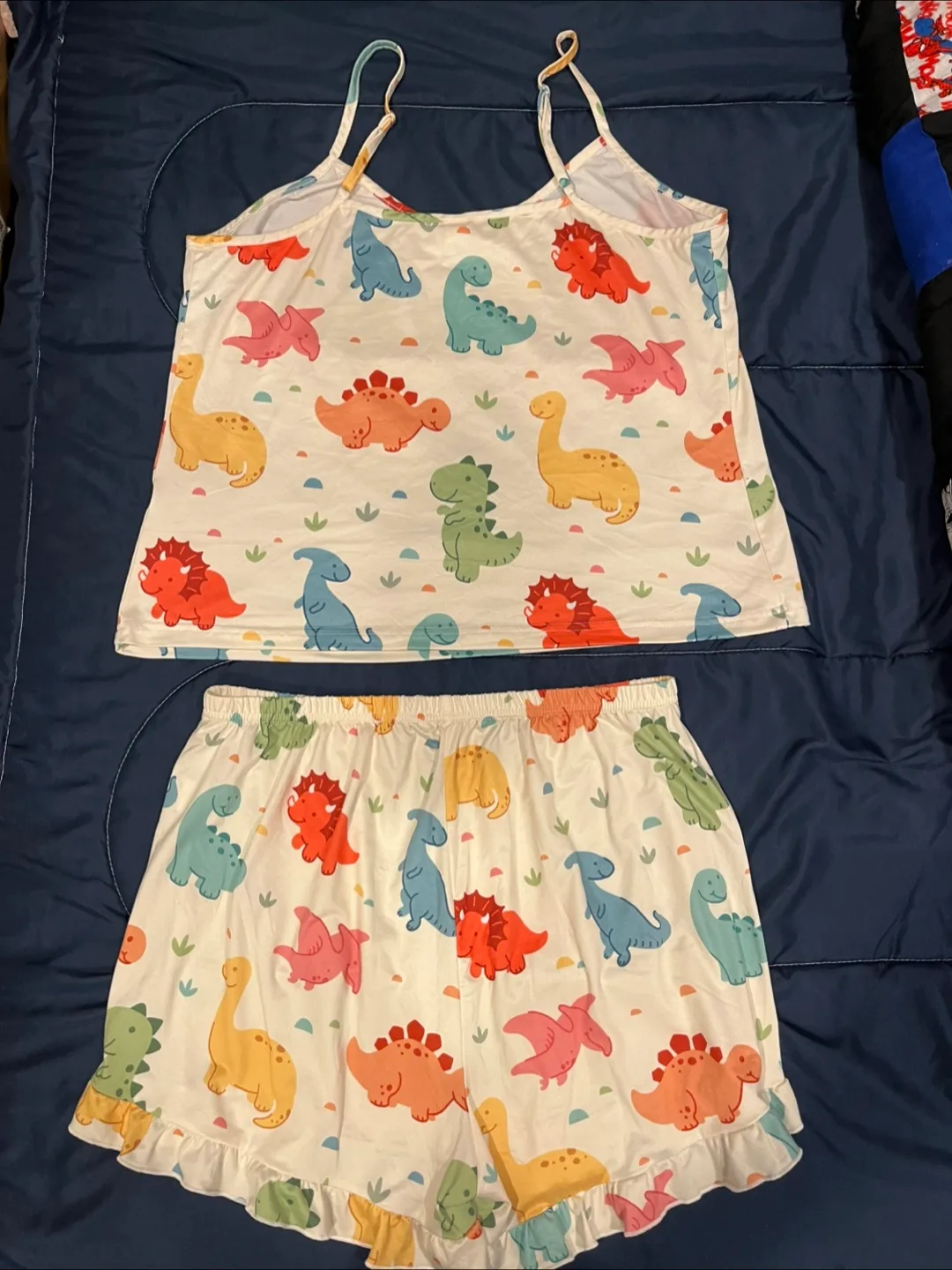 Dinosaur Print Pajama Set, XL image indicator(4)