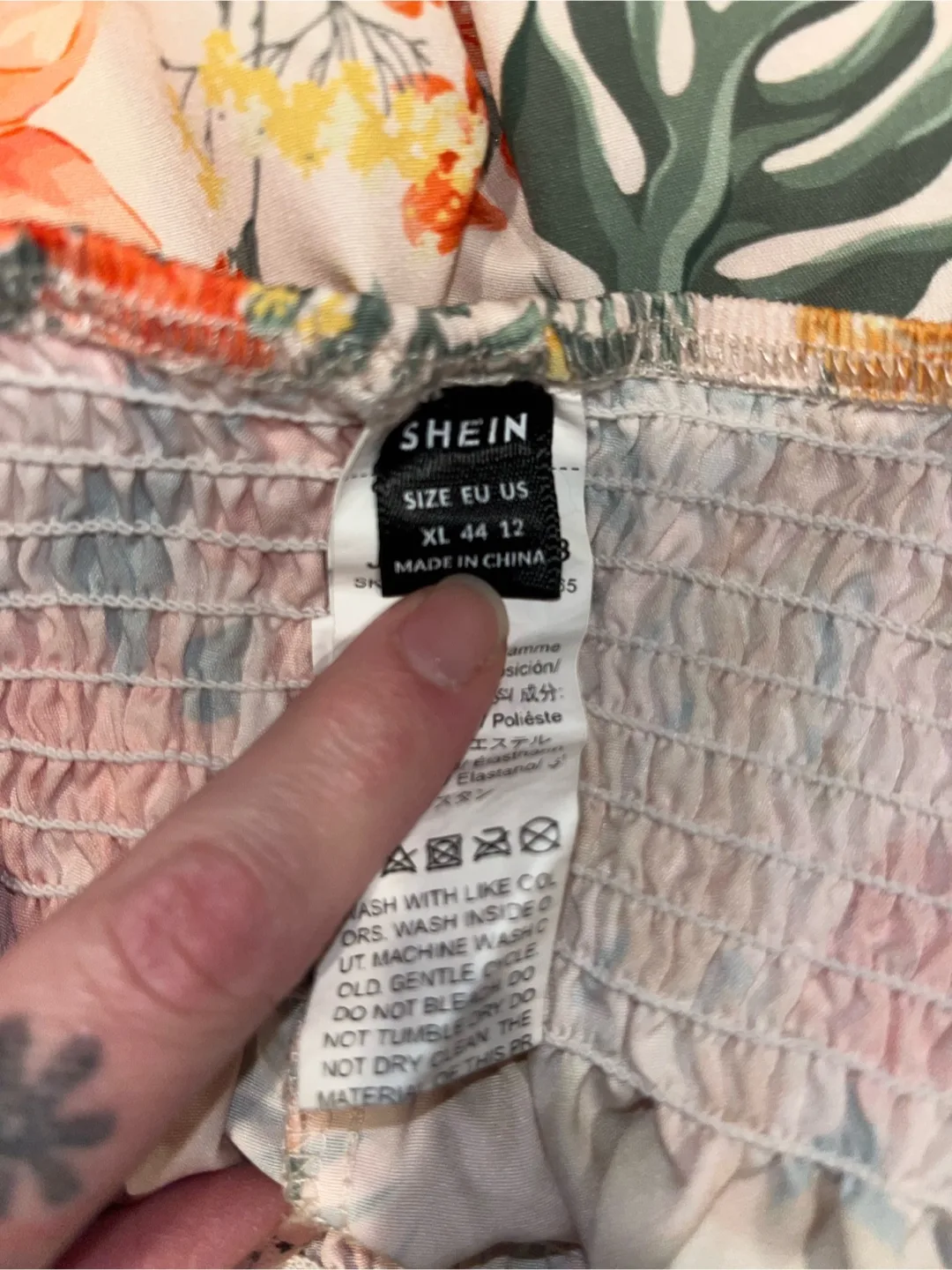 Floral Shorts SHEIN XL image indicator(3)