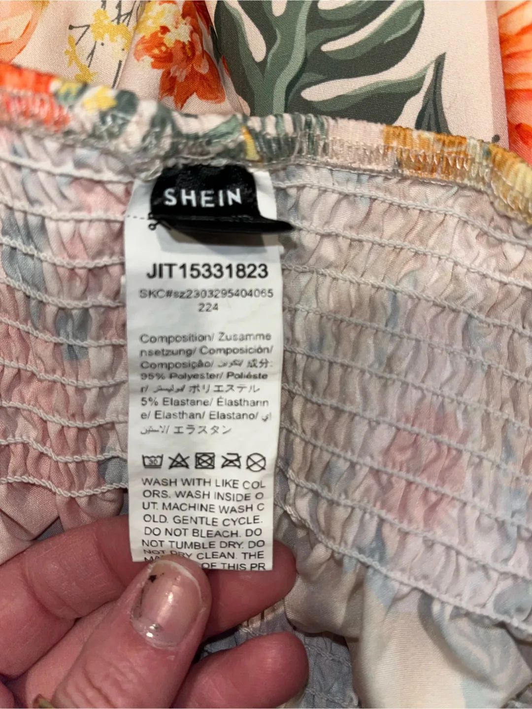 Floral Shorts SHEIN XL image indicator(4)