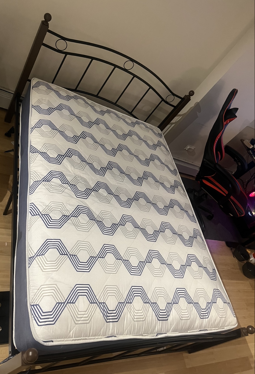 Bed Frame + Mattress Available to pick up on March 31st