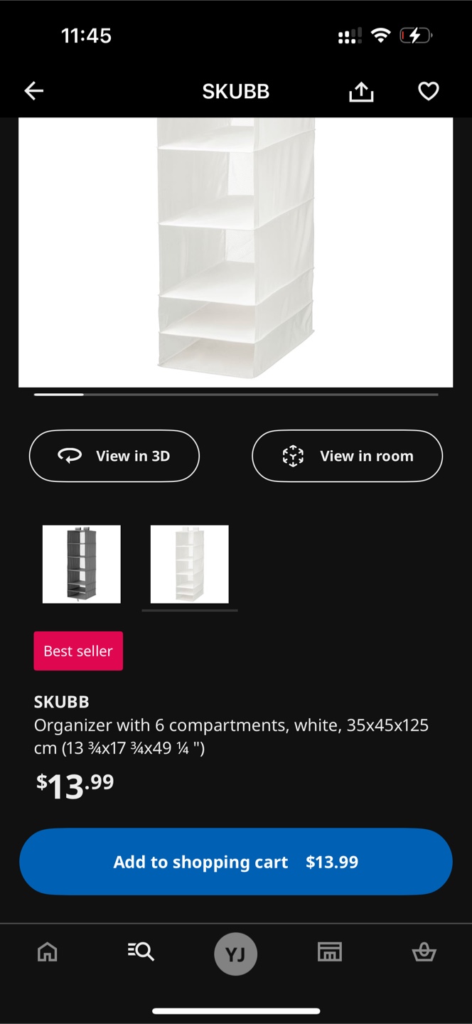 IKEA SKUBB White Storage Organizer and 2 Boxes - photo 2